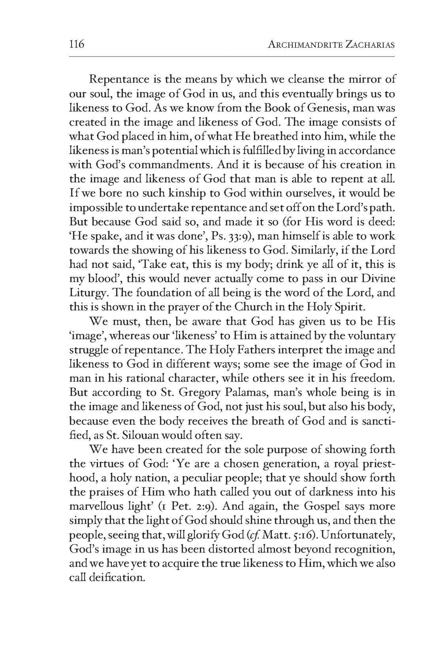 The Hidden Man of the Heart, by Archimandrite Zacharias