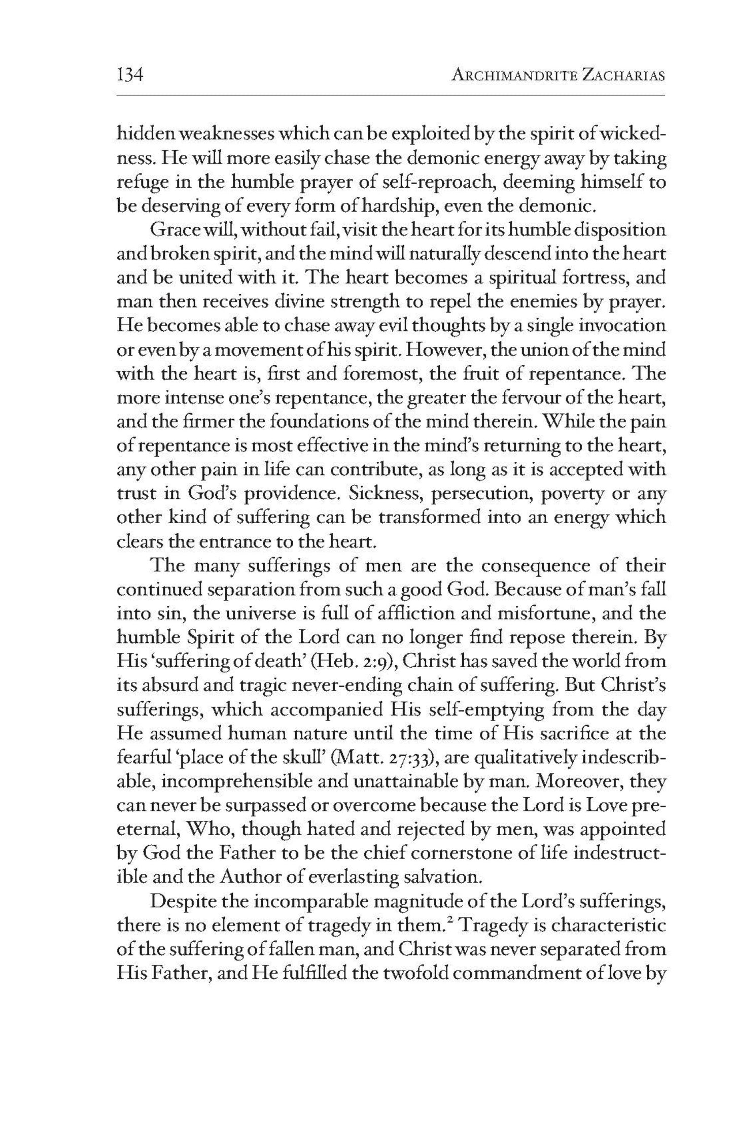 The Hidden Man of the Heart, by Archimandrite Zacharias