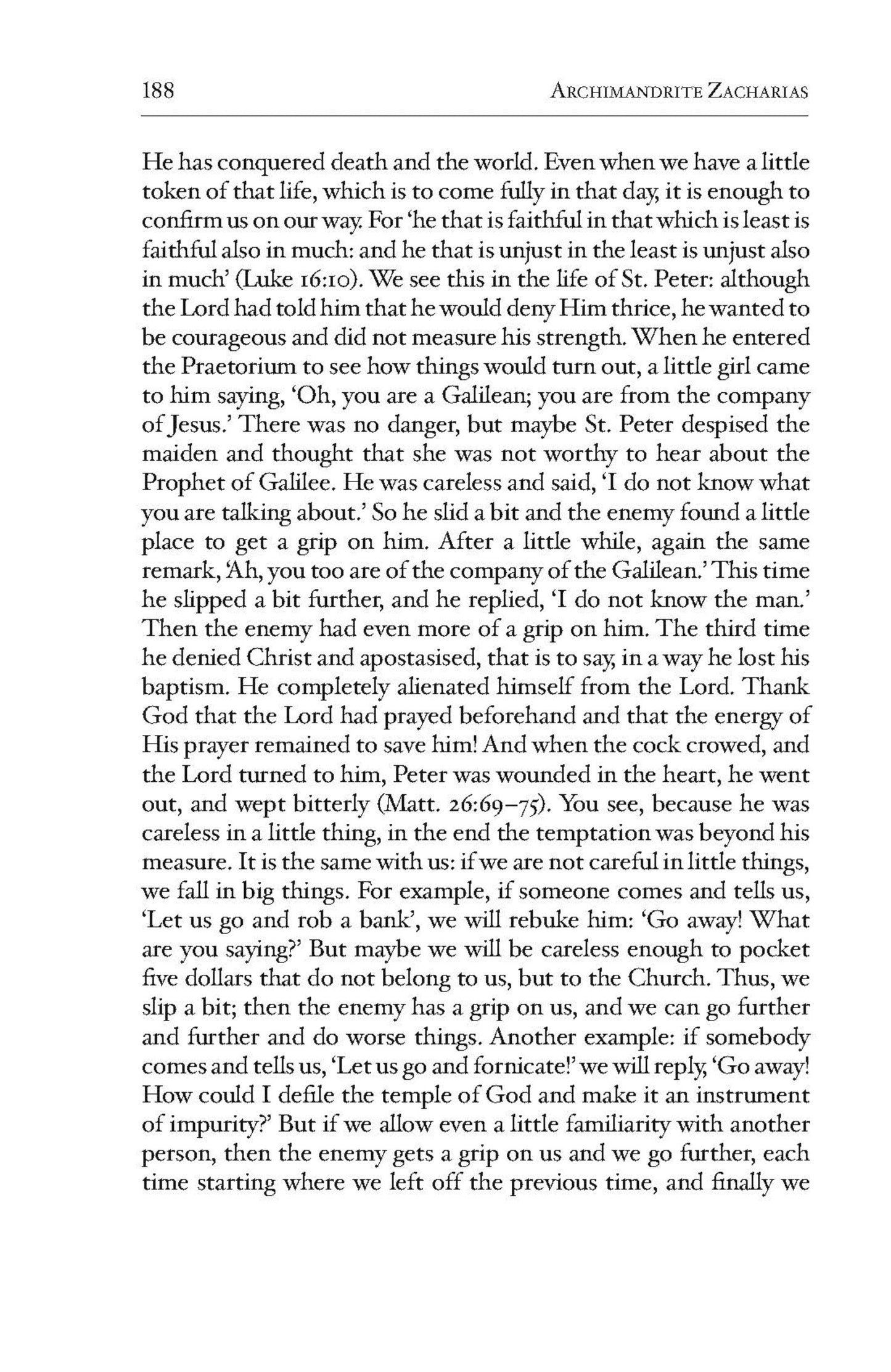 The Hidden Man of the Heart, by Archimandrite Zacharias