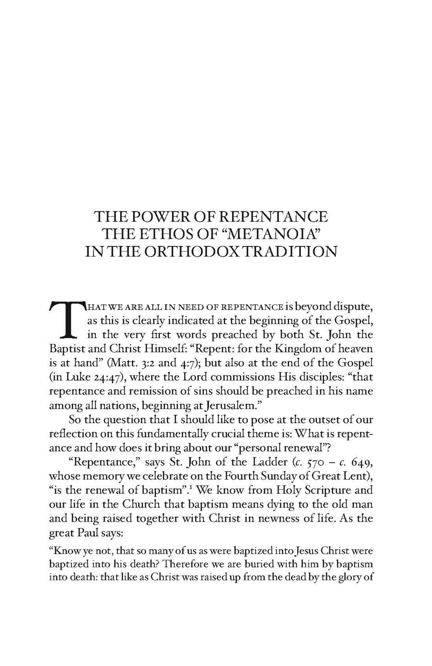 The Orthodox Understanding of Salvation, by C. Veniamin