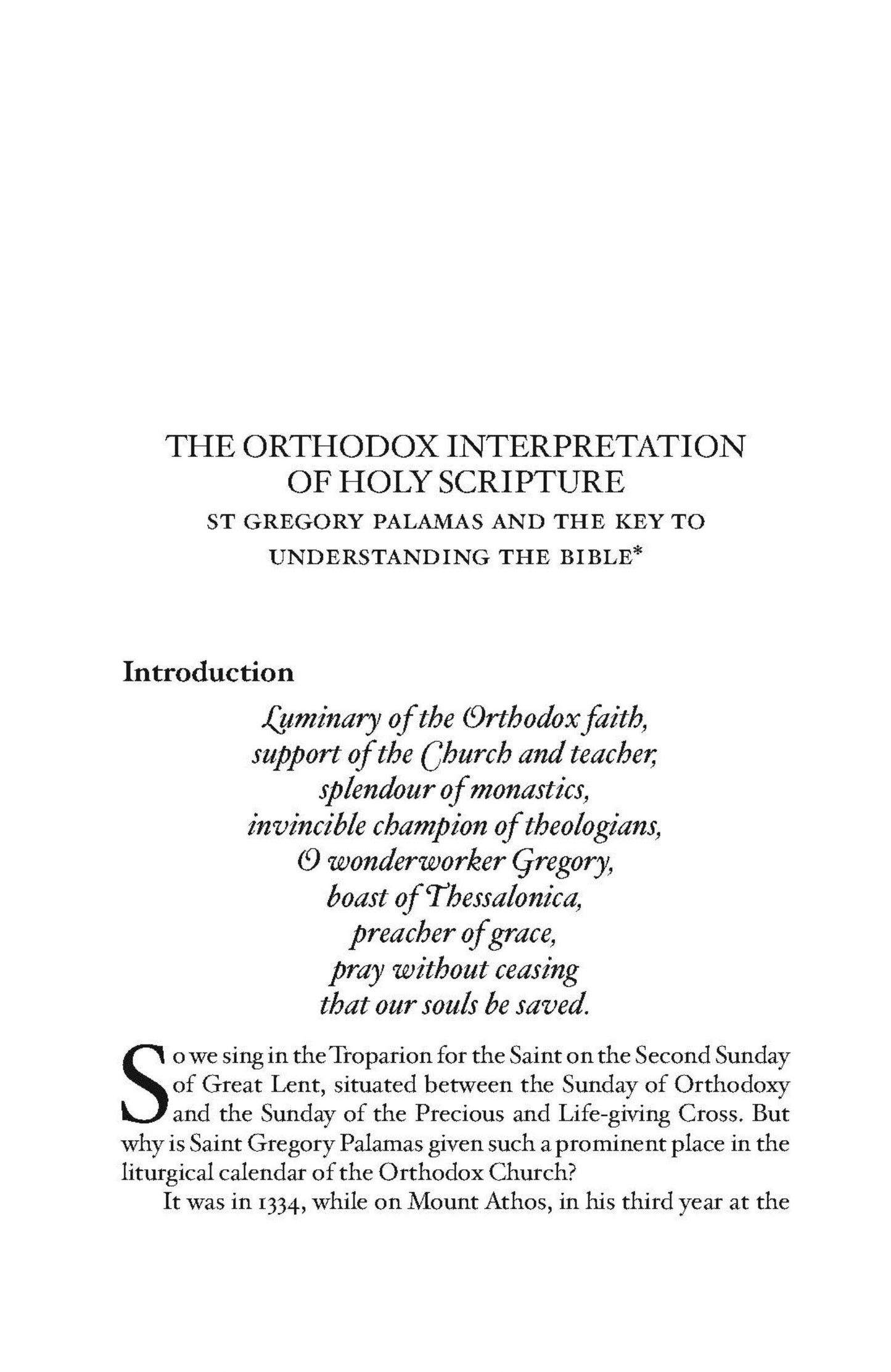 The Orthodox Understanding of Salvation, by C. Veniamin