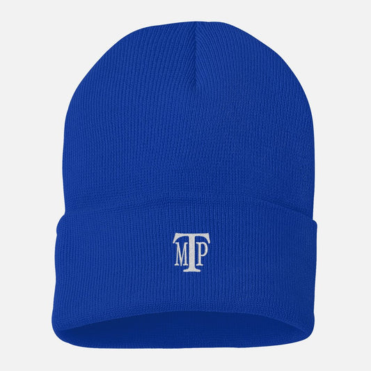 Sportsman Cuffed Beanie with MTP Logo Royal Blue