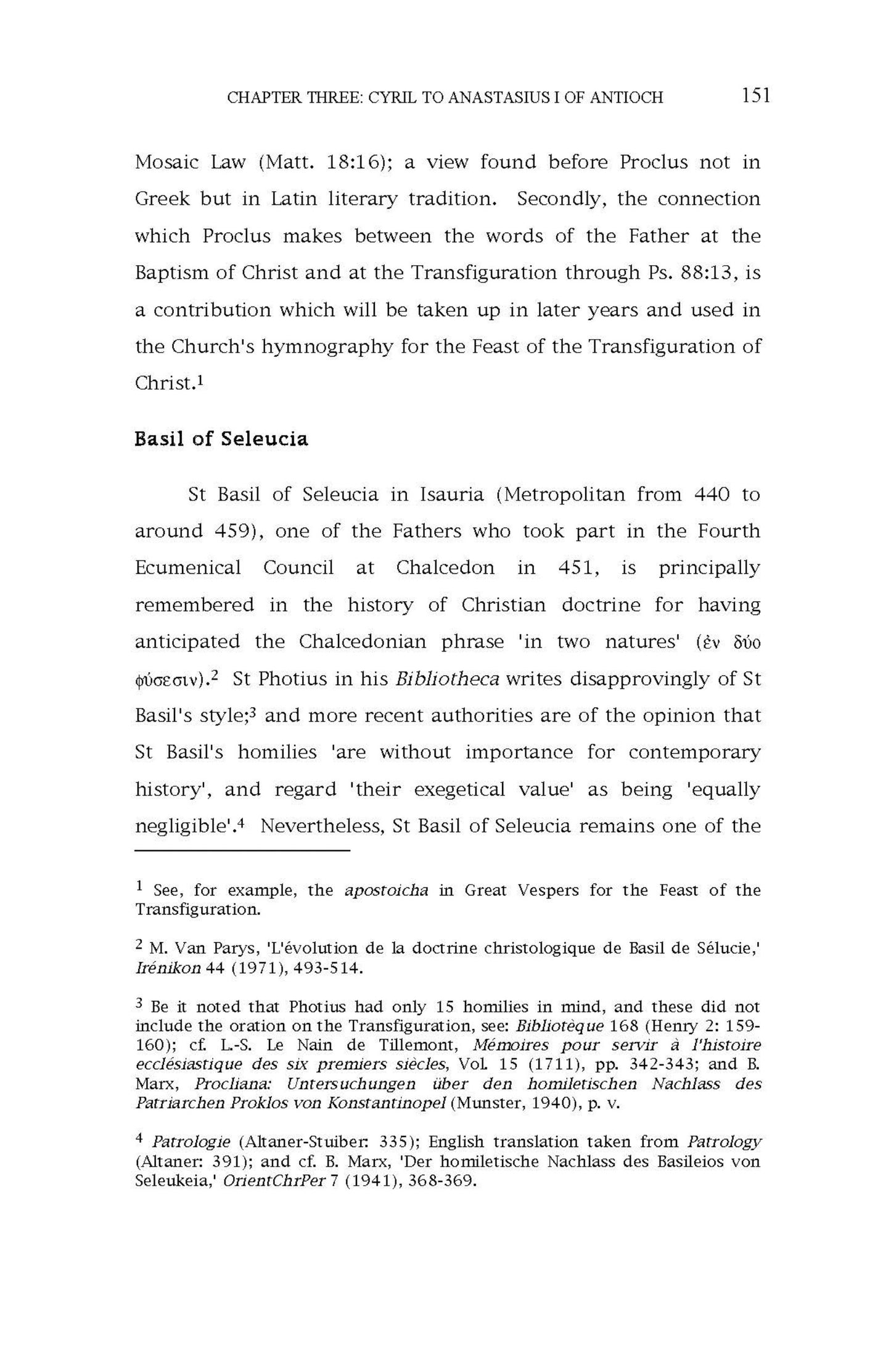 The Transfiguration of Christ in Greek Patristic Literature, by C. Veniamin