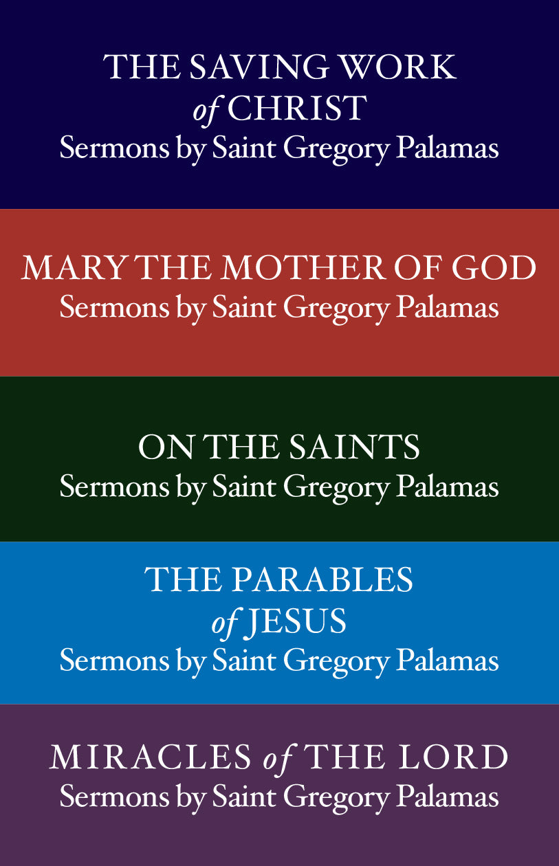 Five-Volume Set of "Sermons" by St. Gregory Palamas